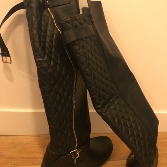 West Blvd Shoes - Knee high riding boots REDUCED